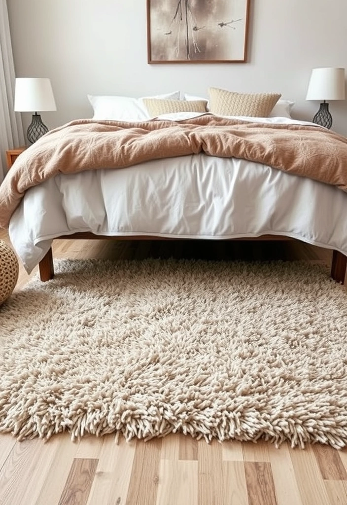 15 Cozy Bedroom Decor Ideas That'll Make You Want to Stay in Bed All Day (Don't Miss #9!) - 6. Soft Rugs